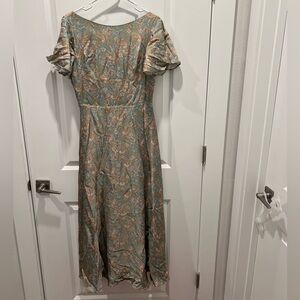Fame and Partners Paisley Deep Back Dress